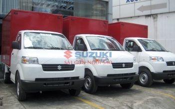 Xe Tải Suzuki 750kg Thùng Kín - Thùng Dài Độc Quyền Chạy Giờ Cấm 480kg - 19