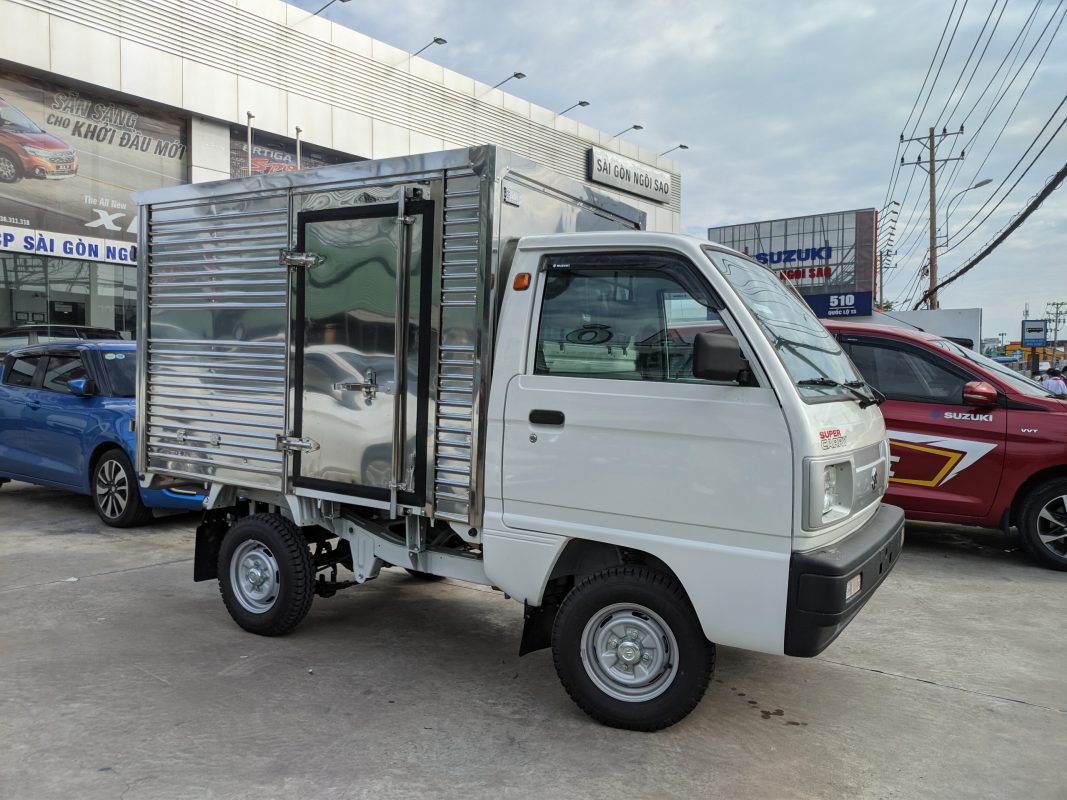 Xe tải Suzuki 500kg thùng kín kích thước